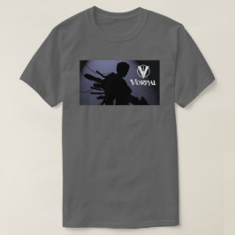 Vorpal Tecknad Bok TShirt: Blue Silhouette T Shirt