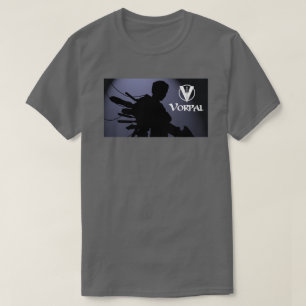 Vorpal Tecknad Bok TShirt: Blue Silhouette T Shirt