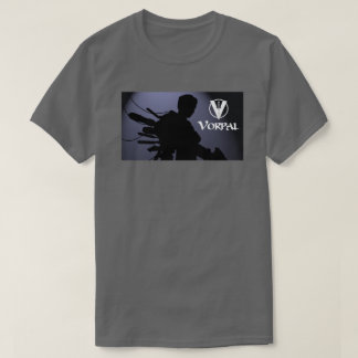 Vorpal Tecknad Bok TShirt: Blue Silhouette T Shirt