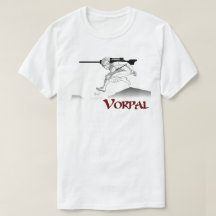 Vorpal Tecknad Bok TShirt: Design by D. Bethel