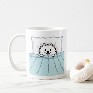 Vorpommern Hund Tuckad i Bed Kaffemugg