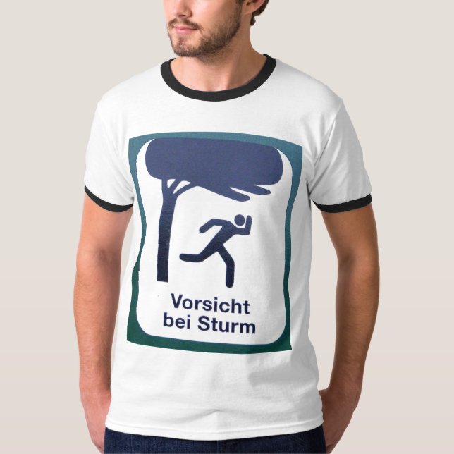 Vorsicht_bei_Sturm T-shirt (Framsida)