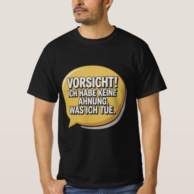 Vorsicht T Shirt (Framsida)