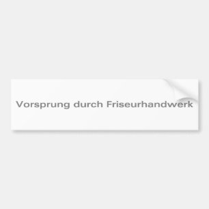 Vorsprung-durch-Friseurhandwerk-Silver Bildekal