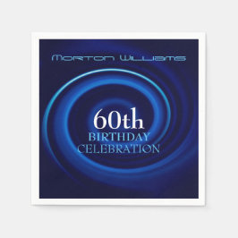 Vortex 60:e Pappersservett för firande av födelsed