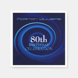 Vortex 80:e Pappersservett för firande av födelsed