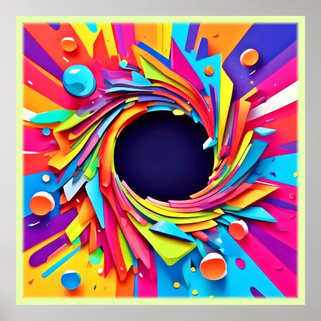 Vortex av vitalitet konst poster (Framsidan)