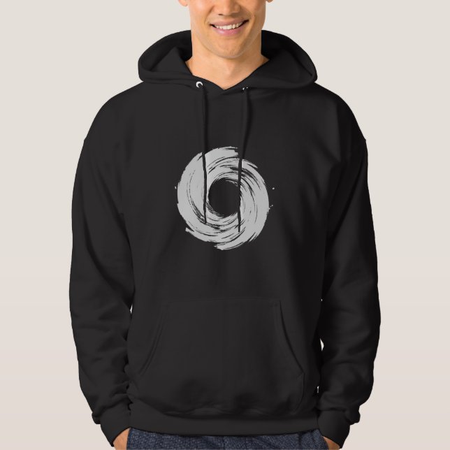 Vortex Branco Hoodie (Framsida)