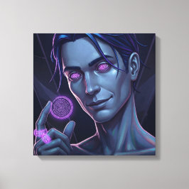 Vortex Clown Canvastryck