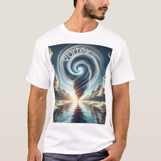 "Vortex" Cosmic T-Shirt (Framsida)