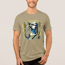 Vortex Dreams - Spiraling Abstract Design T-Shirt