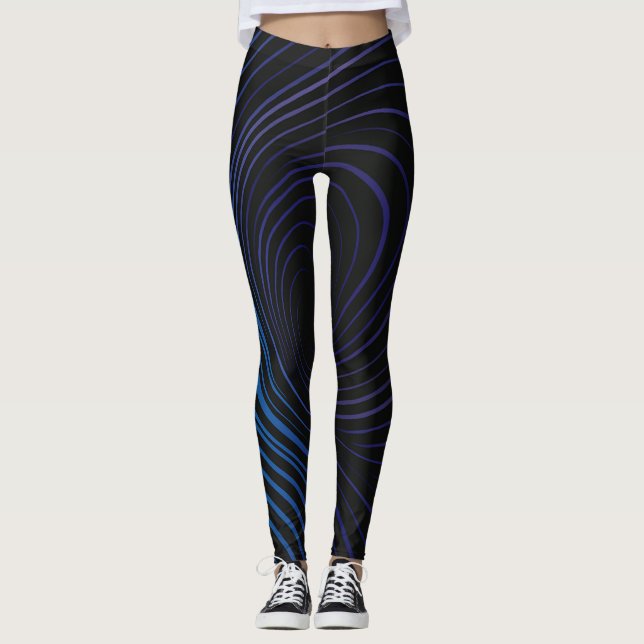 Vortex Flow - Spiraling Energy Rörelse Leggings (Framsida)