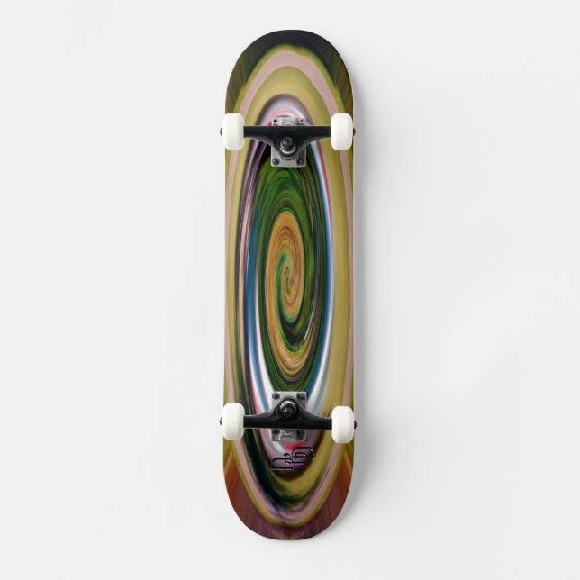 Vortex jord mini skateboard bräda 18,5 cm (Framsida)