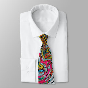 Vortex of Färg Neck Tie Slips
