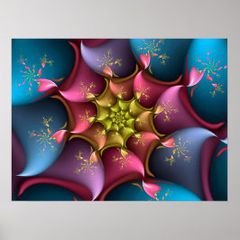 Vortex of Färg Poster