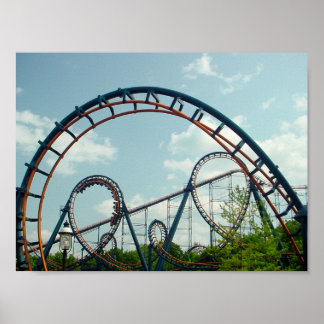 Vortex,Roller Underlägg,KingsIsland,Amusement Park Poster