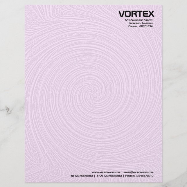 Vortex - Rosa Brevhuvud (Framsida)