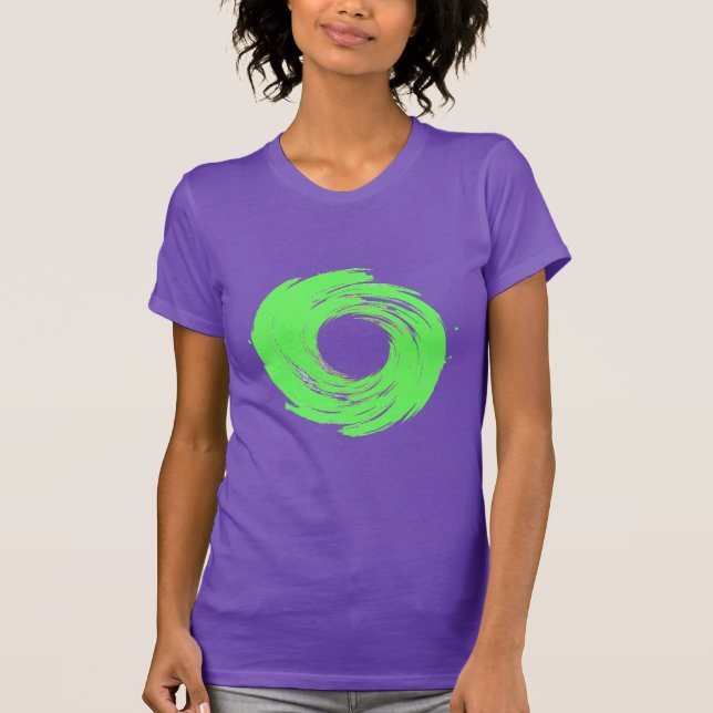 Vortex Verde T Shirt (Framsida)