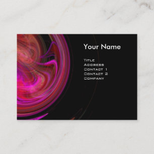VORTEX Vibrant svart rosa violett brun Visitkort