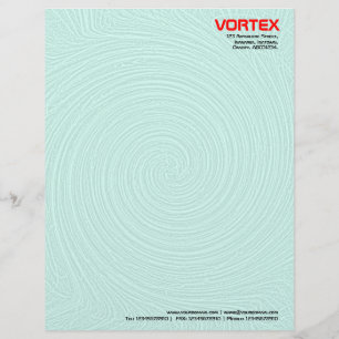 Vortex - vit till Blek Turkos Brevhuvud