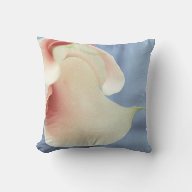 Vortex White Calla Lily Art Print Pillows Kudde (Framsida)
