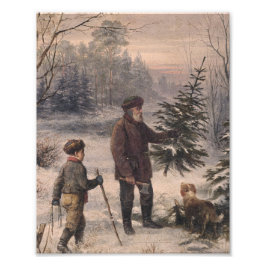 Vorweihnacht | F Kruger| Tysk jul Fototryck
