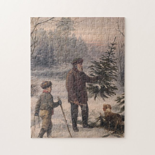 Vorweihnacht | F Kruger| Tysk jul Pussel (Vertikal)