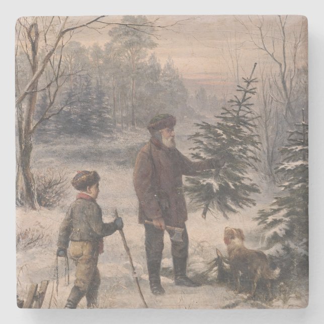 Vorweihnacht | F Kruger| Tysk jul Stenunderlägg (Framsidan)