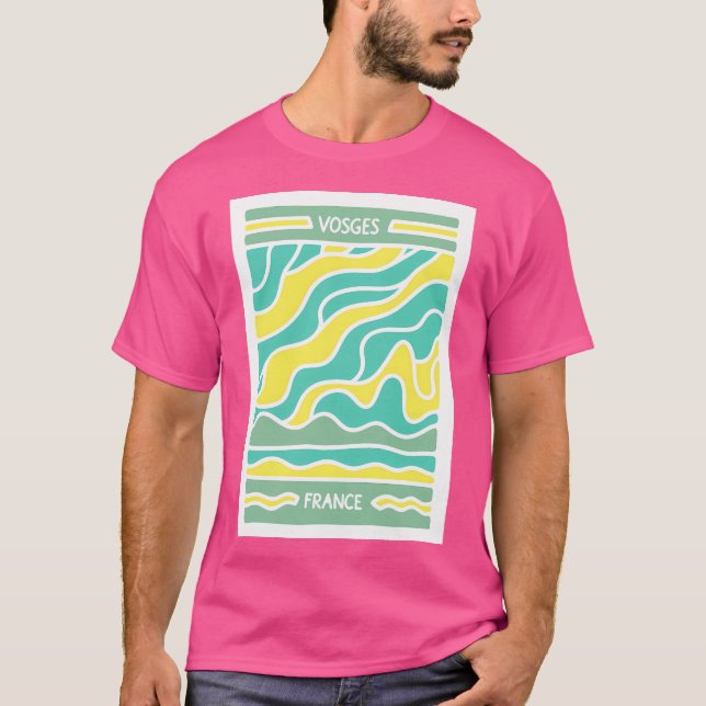 Vosges Frankrike Active T Shirt (Framsida)