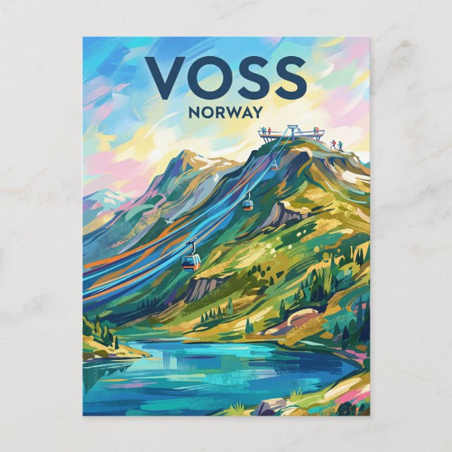 Voss Resort Norge Vykort (Framsida)