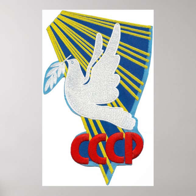 Vostok 6 - 1:a Manned Spaceflight Patch Poster (Framsidan)