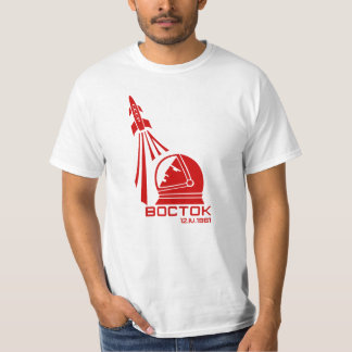 Vostok bemannar först i utrymme t shirt