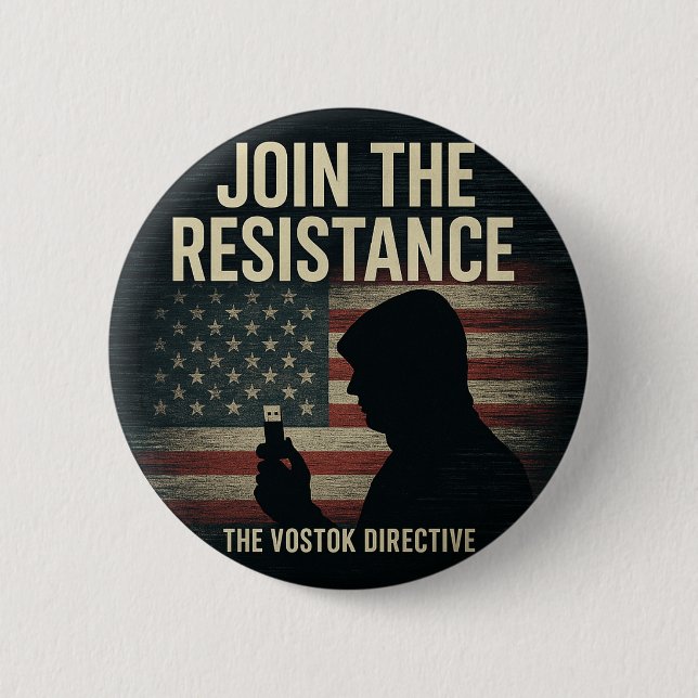 Vostok Directive "Join the Resistance" Button Knapp (Framsida)
