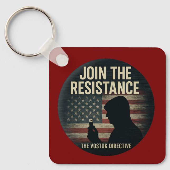 Vostok JOIN THE RESISTANCE keychain Nyckelring (Framsida)