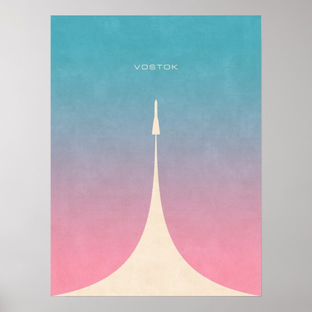 Vostok Rocket - Plain Poster (Framsidan)