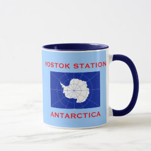 Vostok Russian Research Station Antarctica Mugg