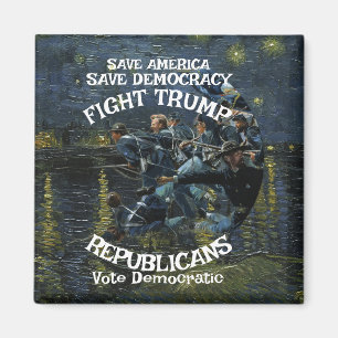 Vot Politisk Patriotisk Trump Republikanska partie Magnet
