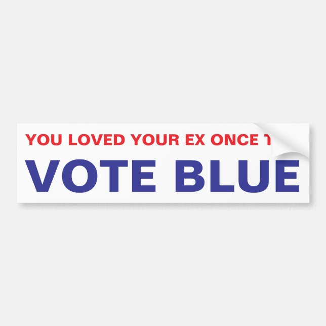 VOTE BLUE BILDEKAL (Framsidan)