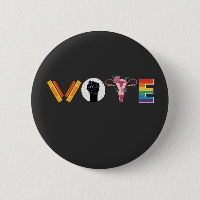 VOTE Böcker Livmoder HBT-stöd Knapp (Framsida)
