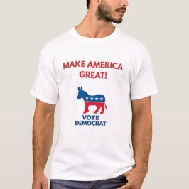 Vote Democrat Political Shirt – Bold Pro-Democracy T Shirt