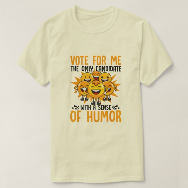 Vote for Me Student Council Vibes School T Shirt (Design framsida)