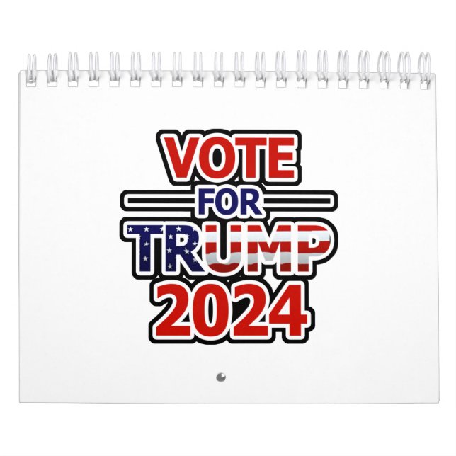 Vote for Trump 2024 Kalender (Omslag)