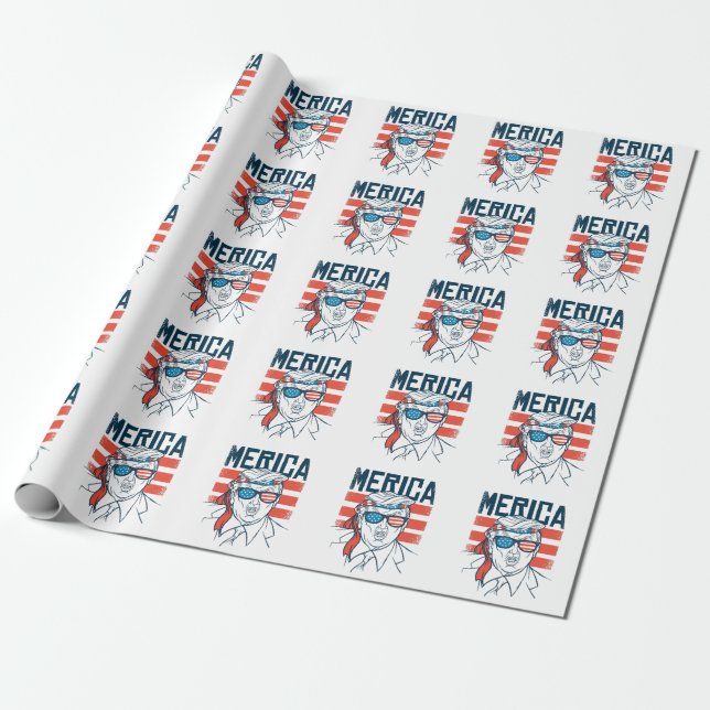 vote for Trump 2024 Presentpapper (Utrullad)