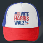 Vote Harris Walz Democrat Donkey American Flagga Keps<br><div class="desc">Rösta Harris Walz hatt med den amerikanska flagga och den demokratiska åsnan i rött,  vitt och blått. Kamala Harris och Tim Walz för president och vice som demokratiska kandidater i party i denna coola,  patriotisk utformning inför valet 2024.</div>