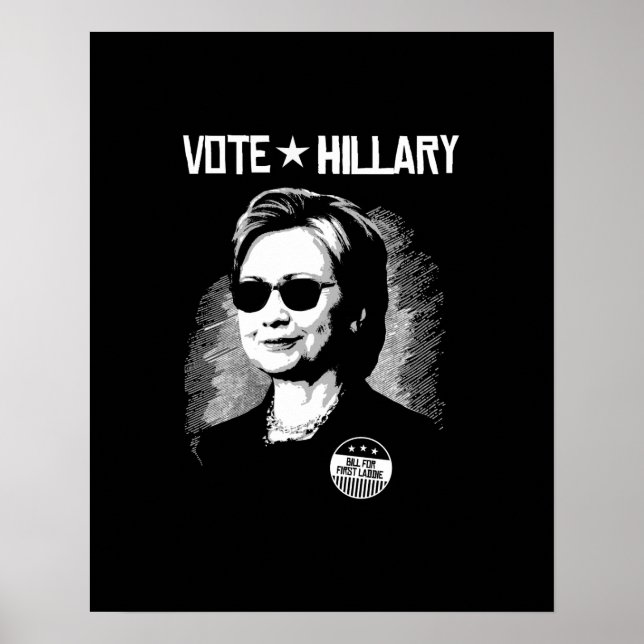 Vote Hillary - Bill for First Laddie — Poster (Framsidan)