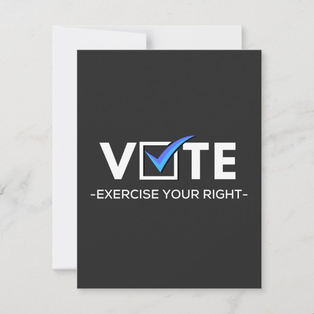Vote (It Matters) Tack Kort (Framsida)