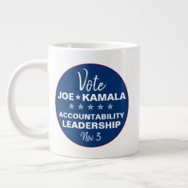 Vote Joe Biden Kamala Harris 2024-mall Jumbo Mugg