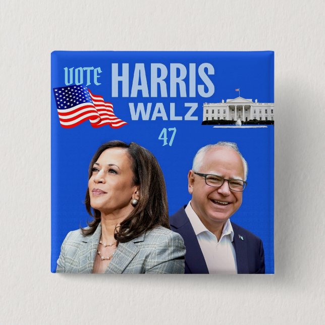 Vote-Kamala-Harris och Tim-Walz-2024_ Knapp (Framsida)