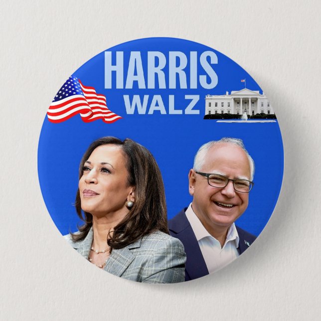 Vote-Kamala-Harris och Tim-Walz-2024_ Knapp (Framsida)