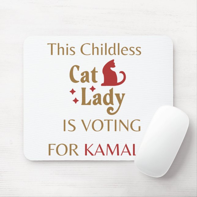 Vote Kamala Mouse Pad Musmatta (Med mus)